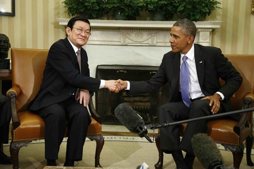 Hình ảnh Chủ tịch Trương Tấn Sang tại Nhà Trắng  - ảnh 4